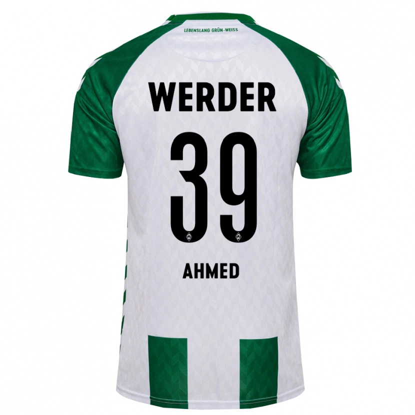 Danxen Kinderen Abdelhamid Ahmed #39 Groen Wit Thuisshirt Thuistenue 2026/27 T-Shirt