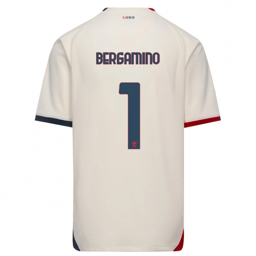 Danxen Kinderen Giovanni Bergamino #1 Off-White Rood Uitshirt Uittenue 2026/27 T-Shirt