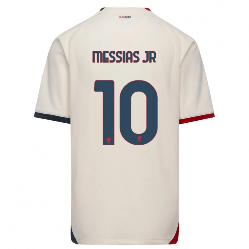 Danxen Kinderen Junior Messias #10 Off-White Rood Uitshirt Uittenue 2026/27 T-Shirt
