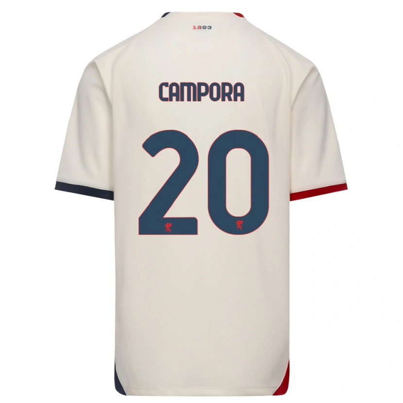 Danxen Kinderen Alice Campora #20 Off-White Rood Uitshirt Uittenue 2026/27 T-Shirt