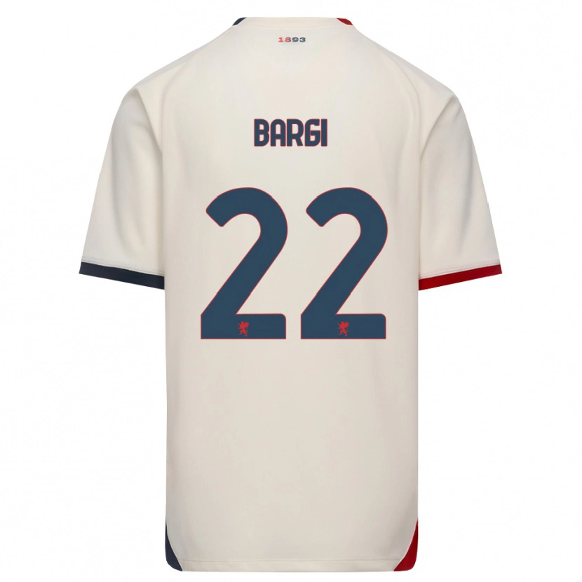 Danxen Kinderen Caterina Bargi #22 Off-White Rood Uitshirt Uittenue 2026/27 T-Shirt
