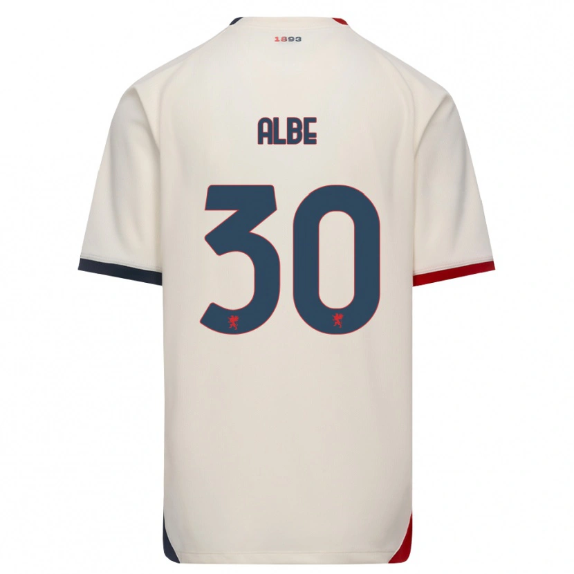 Danxen Kinderen Salem Albè #30 Off-White Rood Uitshirt Uittenue 2026/27 T-Shirt