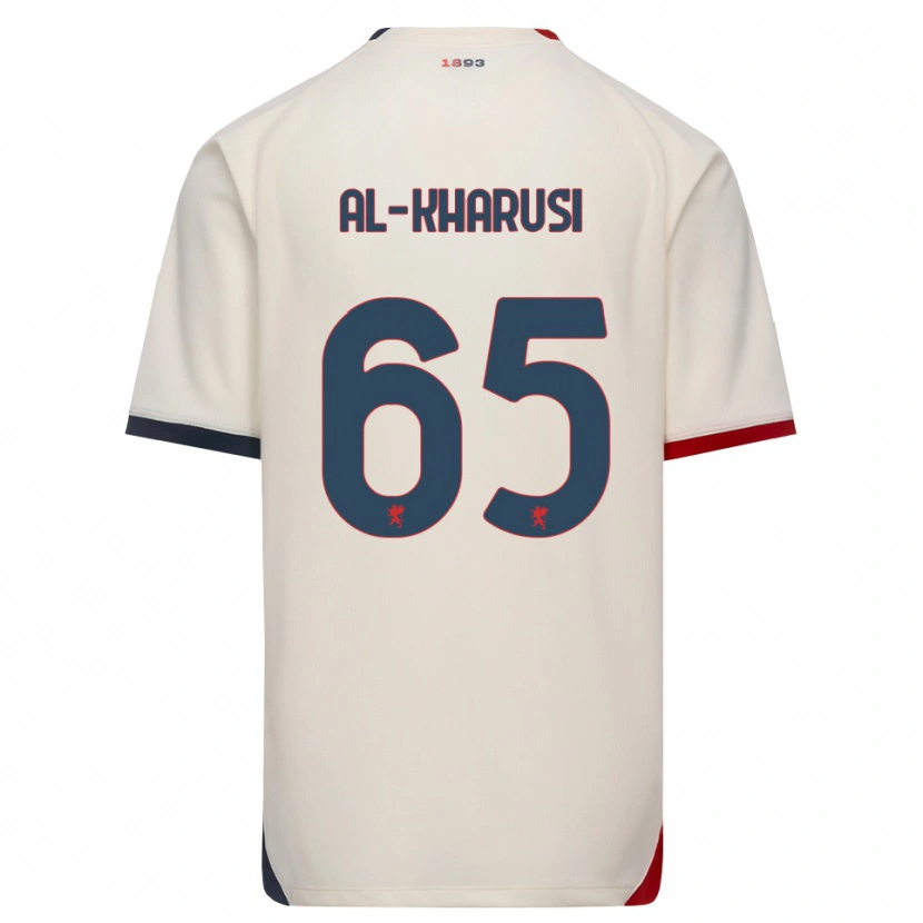 Danxen Kinderen Suhayb Al-Kharusi #65 Off-White Rood Uitshirt Uittenue 2026/27 T-Shirt