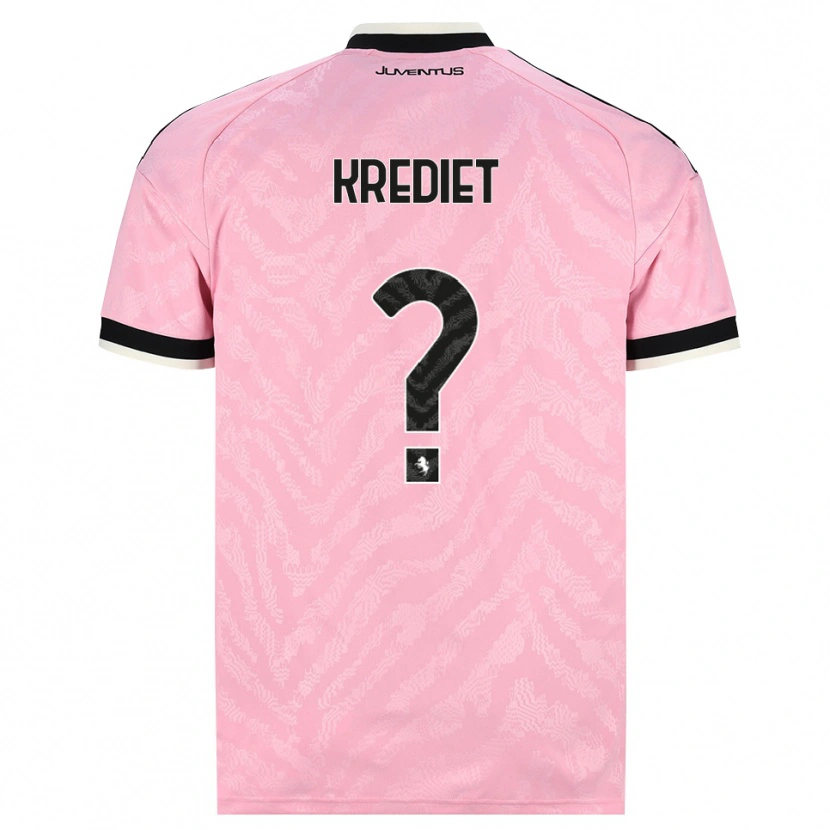 Danxen Kinderen Fortunato Krediet #0 Roze Zwart Uitshirt Uittenue 2026/27 T-Shirt