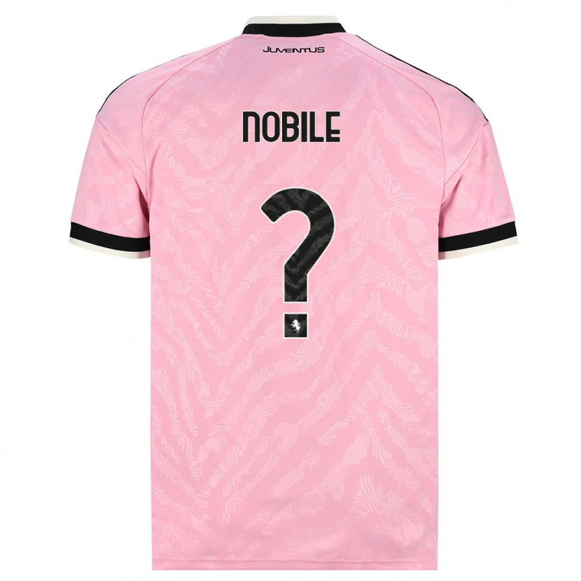 Danxen Kinderen Alessio Nobile #0 Roze Zwart Uitshirt Uittenue 2026/27 T-Shirt