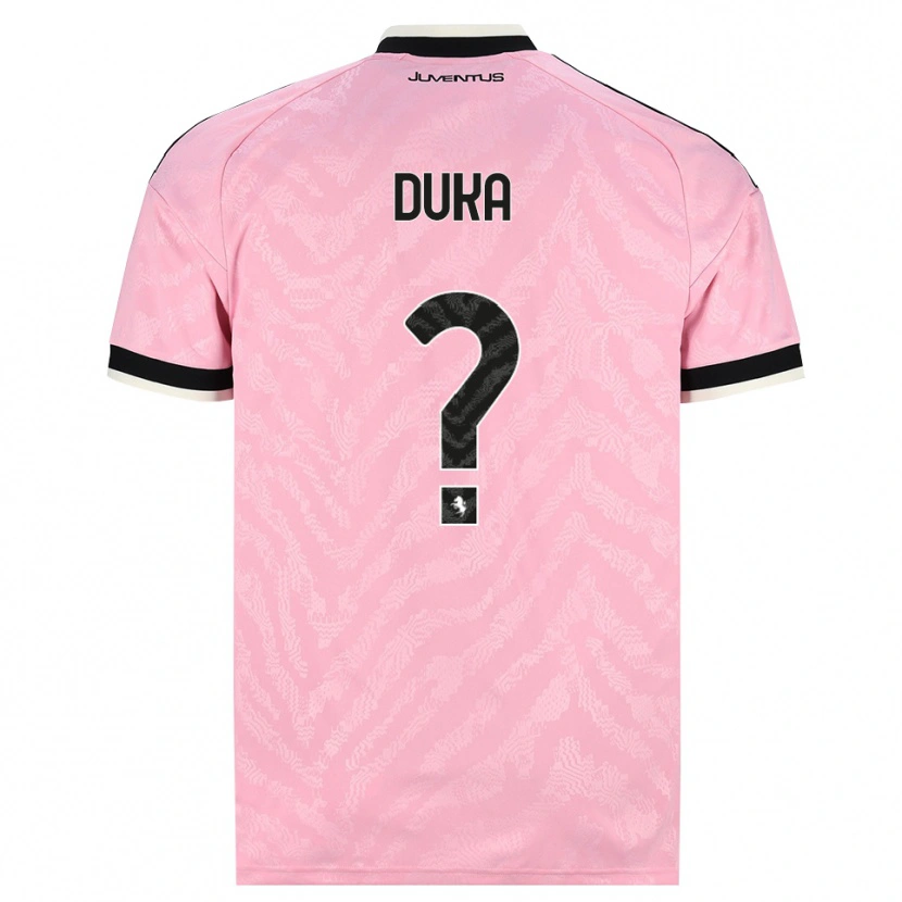 Danxen Kinderen Deni Duka #0 Roze Zwart Uitshirt Uittenue 2026/27 T-Shirt