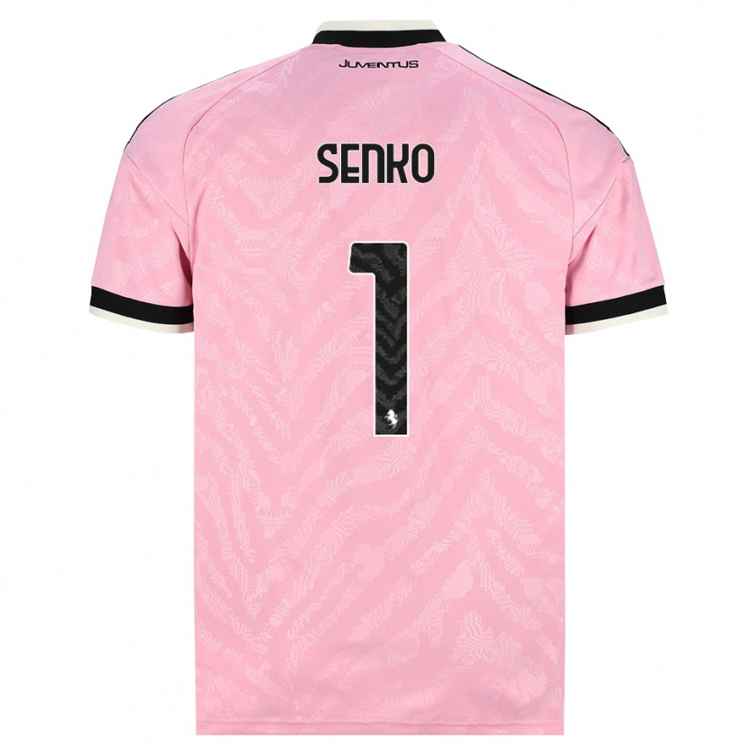 Danxen Kinderen Zsombor Senko #1 Roze Zwart Uitshirt Uittenue 2026/27 T-Shirt