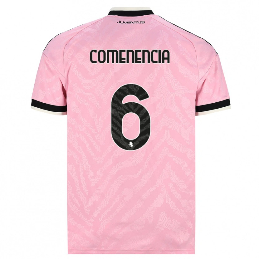 Danxen Kinderen Livano Comenencia #6 Roze Zwart Uitshirt Uittenue 2026/27 T-Shirt