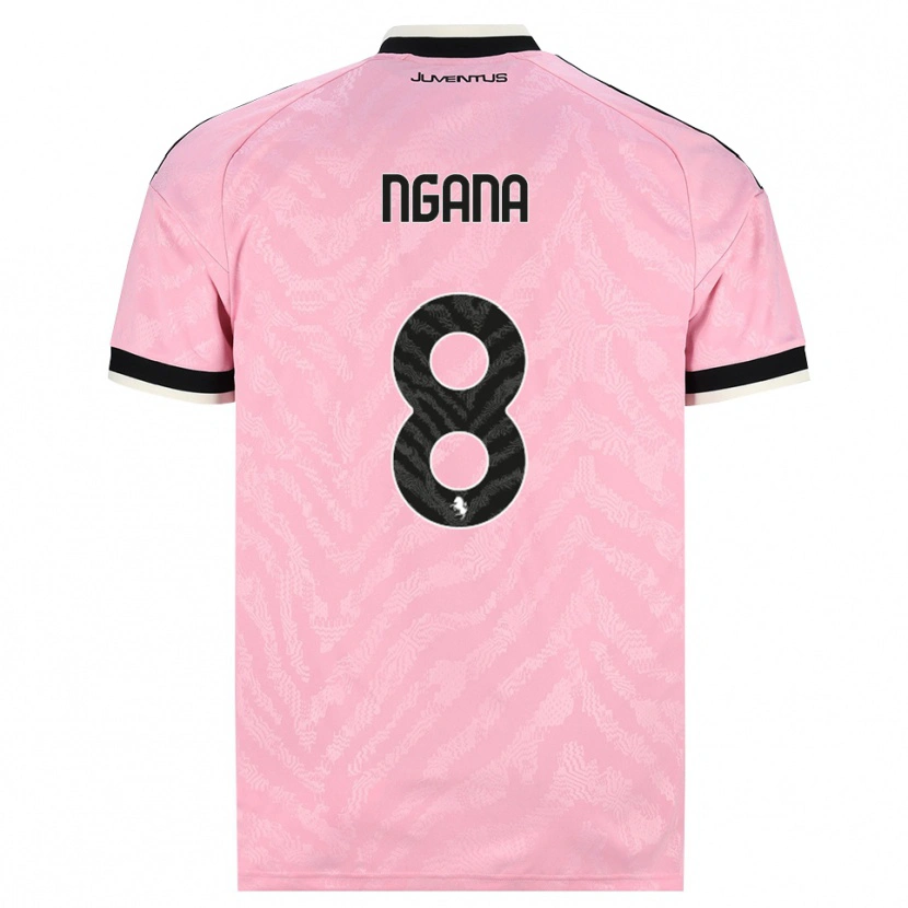Danxen Kinderen Valdes Ngana #8 Roze Zwart Uitshirt Uittenue 2026/27 T-Shirt