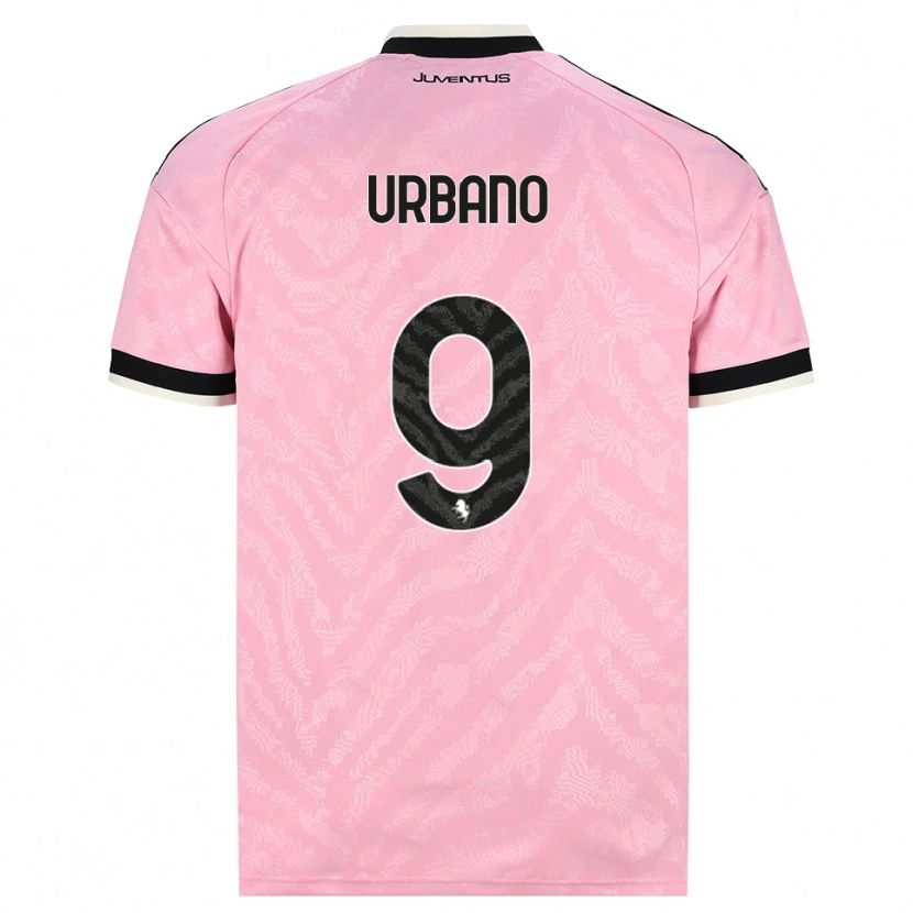 Danxen Kinderen Giacomo Urbano #9 Roze Zwart Uitshirt Uittenue 2026/27 T-Shirt
