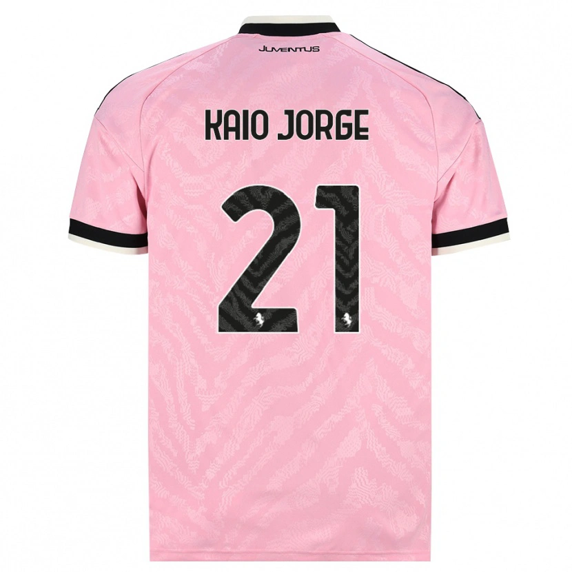Danxen Kinderen Kaio Jorge #21 Roze Zwart Uitshirt Uittenue 2026/27 T-Shirt