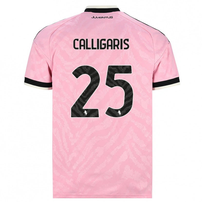 Danxen Kinderen Viola Calligaris #25 Roze Zwart Uitshirt Uittenue 2026/27 T-Shirt