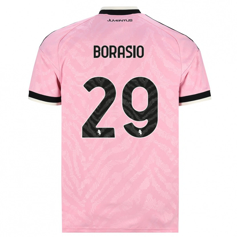 Danxen Kinderen Benit Borasio #29 Roze Zwart Uitshirt Uittenue 2026/27 T-Shirt
