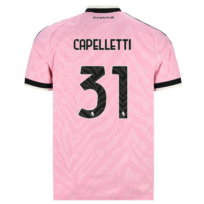 Danxen Kinderen Alessia Capelletti #31 Roze Zwart Uitshirt Uittenue 2026/27 T-Shirt