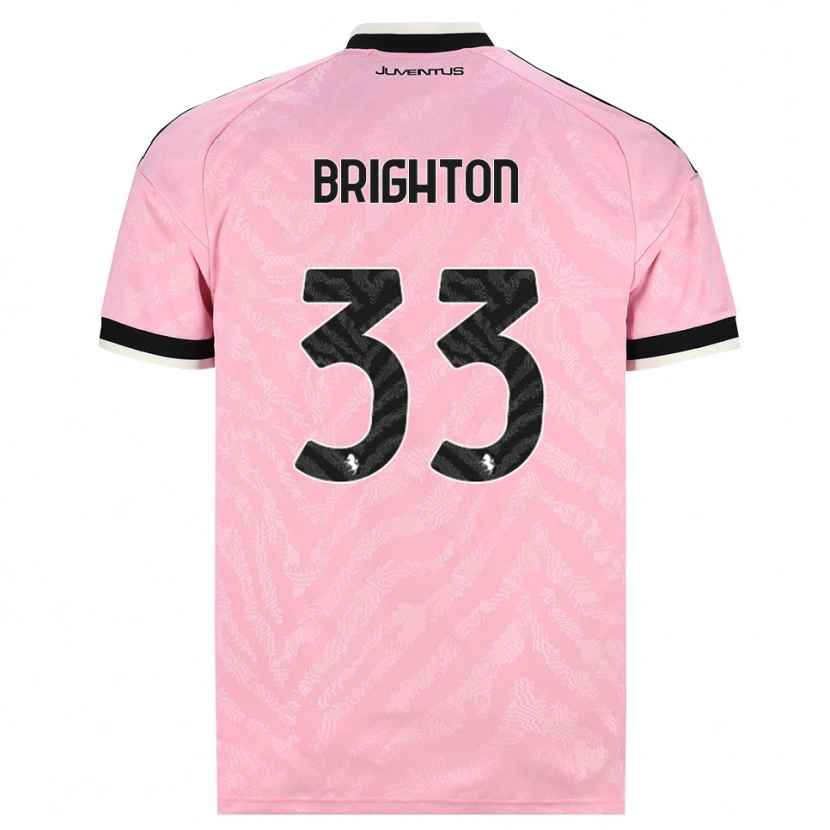 Danxen Kinderen Abi Brighton #33 Roze Zwart Uitshirt Uittenue 2026/27 T-Shirt