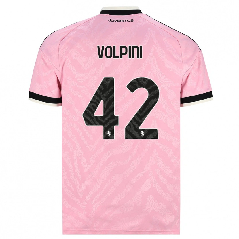 Danxen Kinderen Viola Volpini #42 Roze Zwart Uitshirt Uittenue 2026/27 T-Shirt