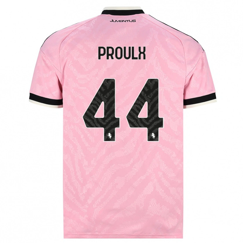 Danxen Kinderen Lysianne Proulx #44 Roze Zwart Uitshirt Uittenue 2026/27 T-Shirt