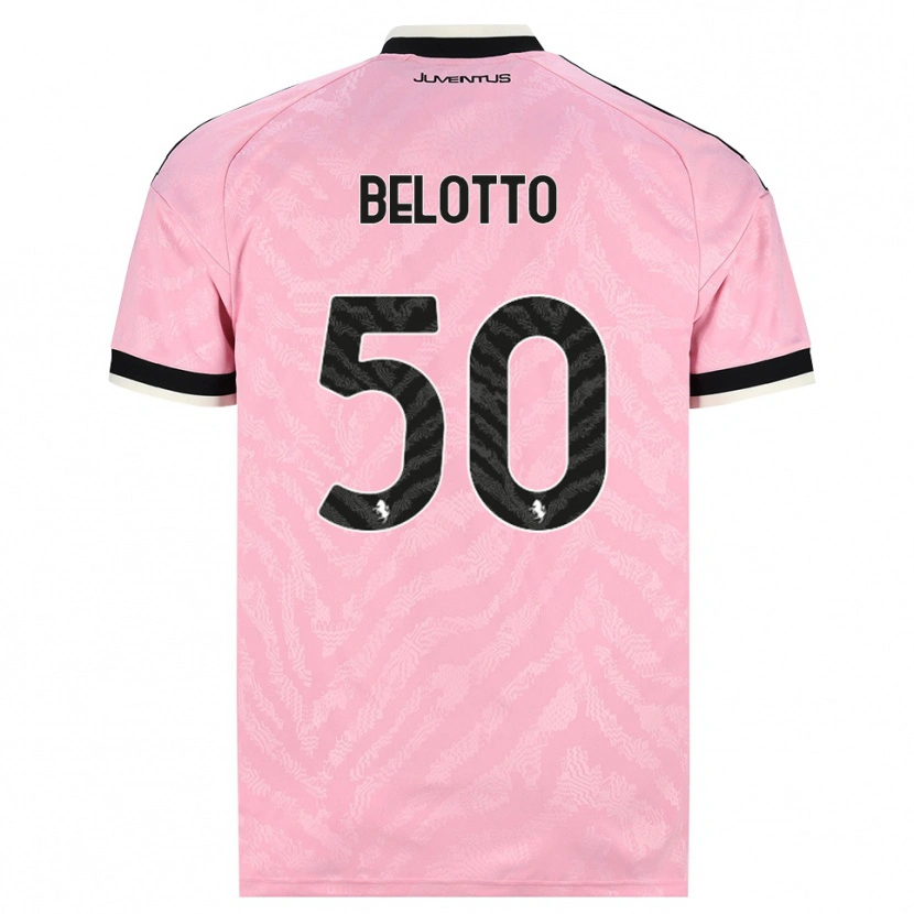 Danxen Kinderen Soledad Belotto #50 Roze Zwart Uitshirt Uittenue 2026/27 T-Shirt