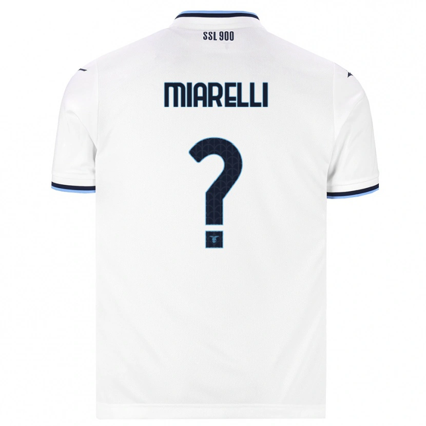 Danxen Kinderen Andrea Miarelli #0 Wit Marineblauw Uitshirt Uittenue 2026/27 T-Shirt