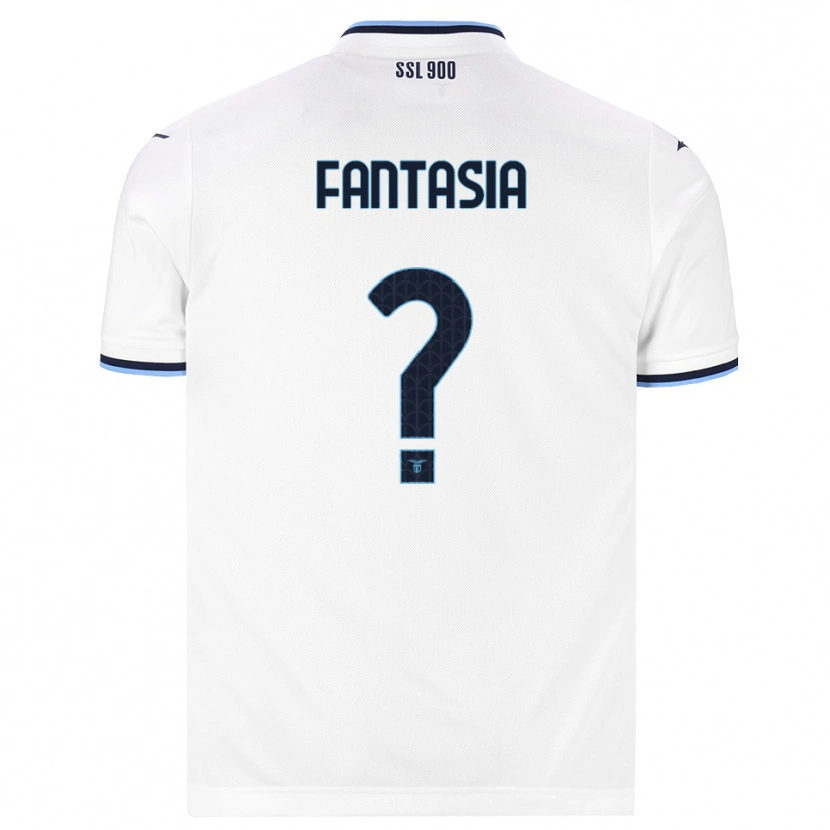 Danxen Kinderen Luca Fantasia #0 Wit Marineblauw Uitshirt Uittenue 2026/27 T-Shirt