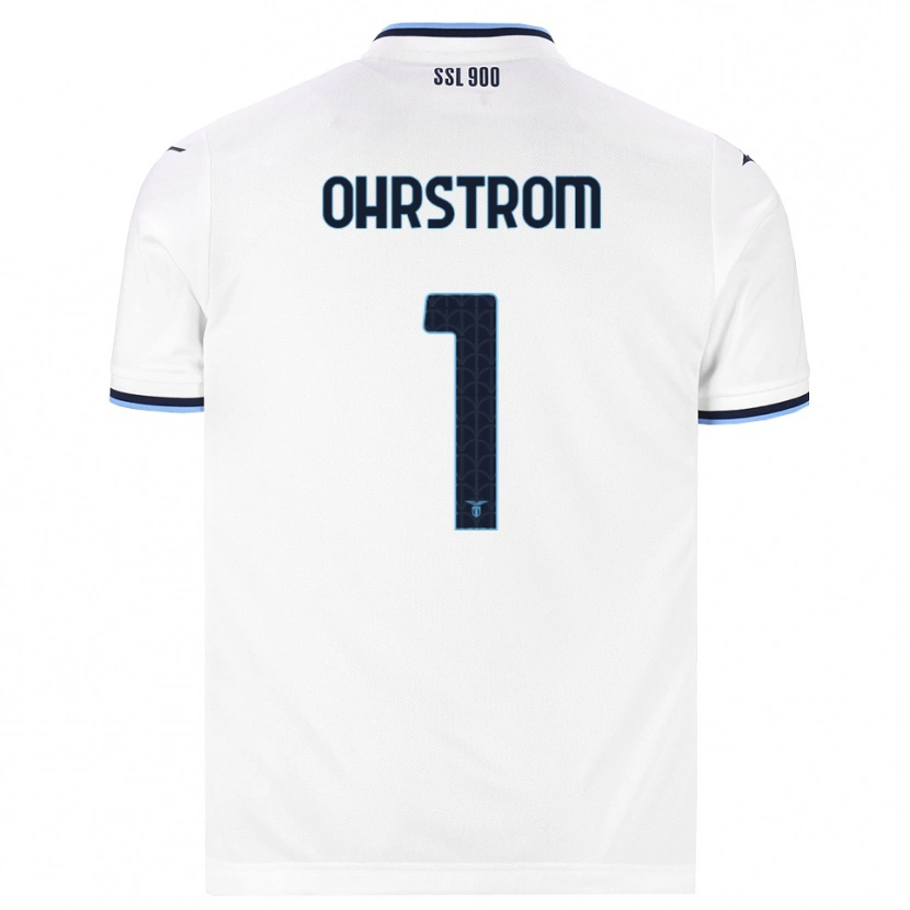 Danxen Kinderen Stephanie Ohrstrom #1 Wit Marineblauw Uitshirt Uittenue 2026/27 T-Shirt