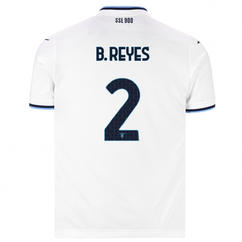 Danxen Kinderen Carina Alicia Baltrip-Reyes #2 Wit Marineblauw Uitshirt Uittenue 2026/27 T-Shirt