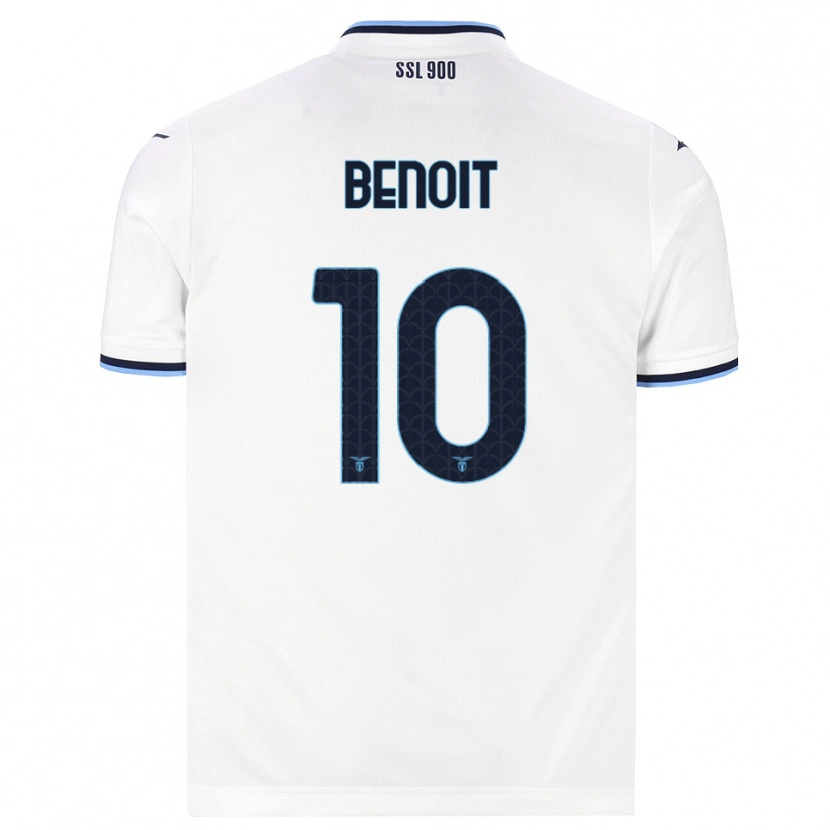 Danxen Kinderen Alice Benoît #10 Wit Marineblauw Uitshirt Uittenue 2026/27 T-Shirt