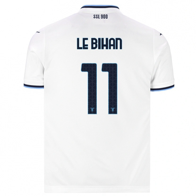 Danxen Kinderen Clarisse Agathe Le Bihan #11 Wit Marineblauw Uitshirt Uittenue 2026/27 T-Shirt