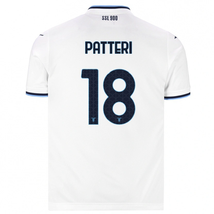 Danxen Kinderen Yari Patteri #18 Wit Marineblauw Uitshirt Uittenue 2026/27 T-Shirt