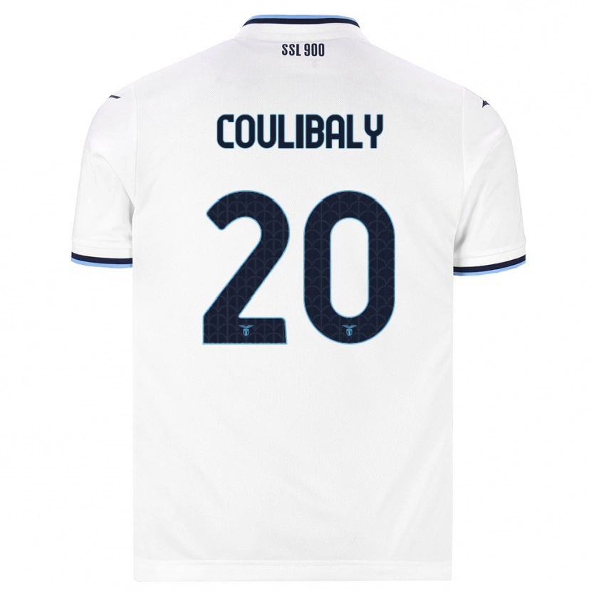Danxen Kinderen Larsson Coulibaly #20 Wit Marineblauw Uitshirt Uittenue 2026/27 T-Shirt