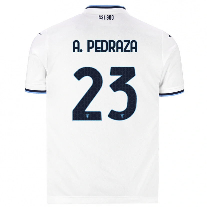 Danxen Kinderen Alfonso Pedraza #23 Wit Marineblauw Uitshirt Uittenue 2026/27 T-Shirt