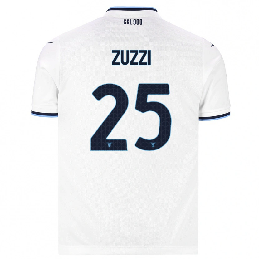 Danxen Kinderen Giorgia Zuzzi #25 Wit Marineblauw Uitshirt Uittenue 2026/27 T-Shirt