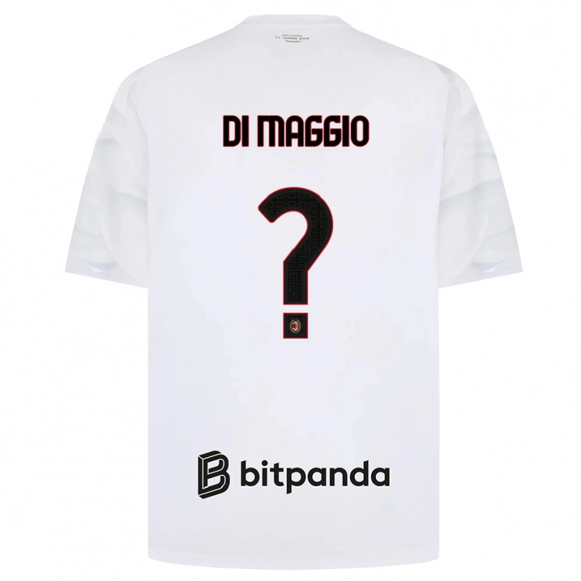 Danxen Kinderen Simone Di Maggio #0 Wit Rood Zwart Uitshirt Uittenue 2026/27 T-Shirt