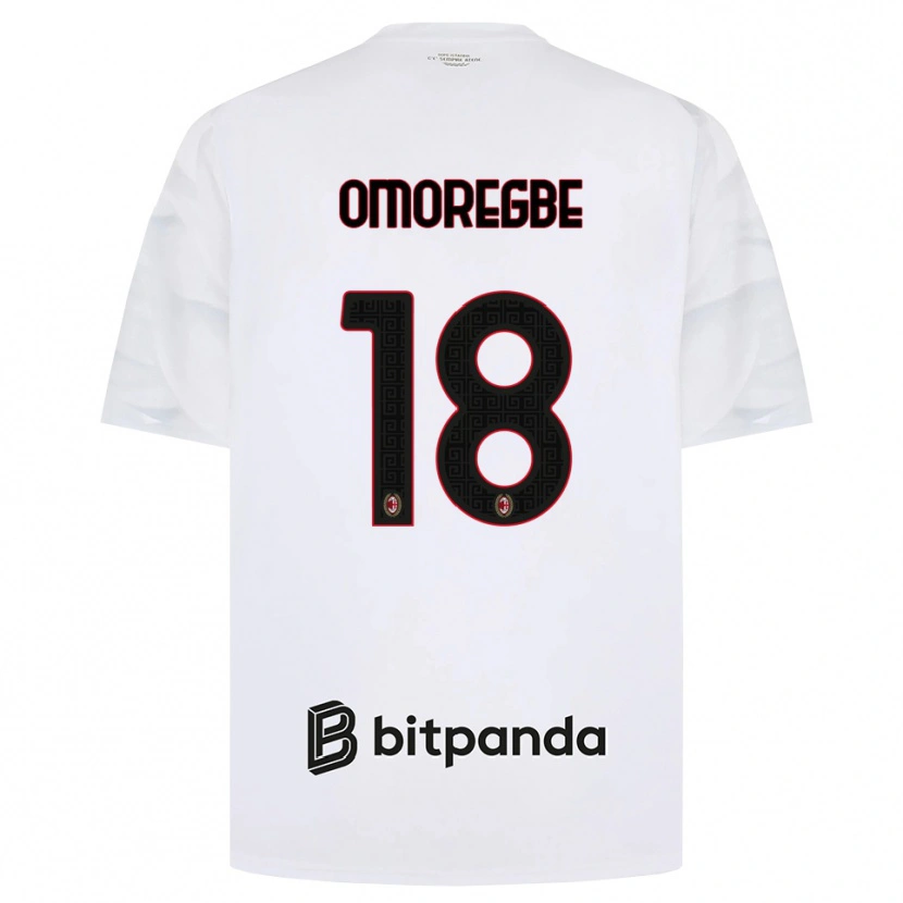 Danxen Kinderen Bob Murphy Omoregbe #18 Wit Rood Zwart Uitshirt Uittenue 2026/27 T-Shirt