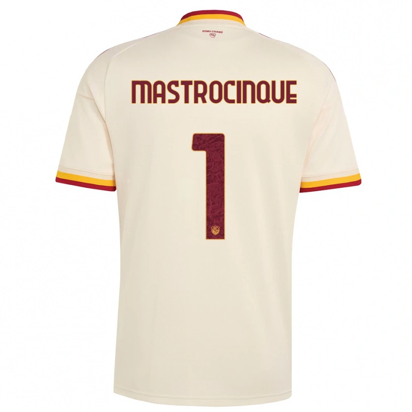 Danxen Kinderen Luca Mastrocinque #1 Champagne Rood Geel Uitshirt Uittenue 2026/27 T-Shirt