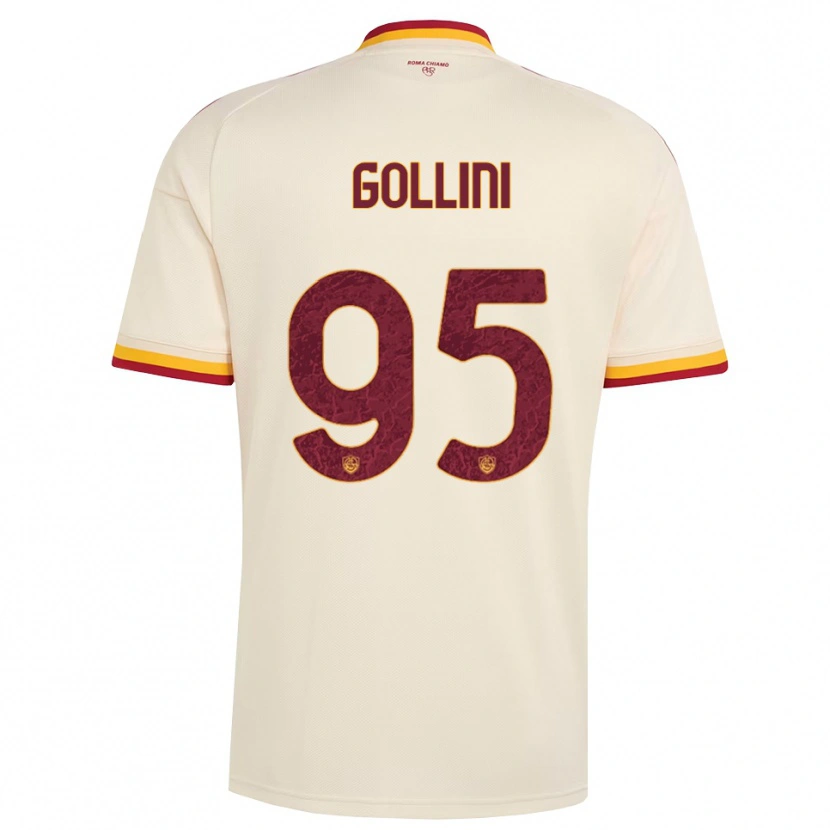 Danxen Kinderen Pierluigi Gollini #95 Champagne Rood Geel Uitshirt Uittenue 2026/27 T-Shirt