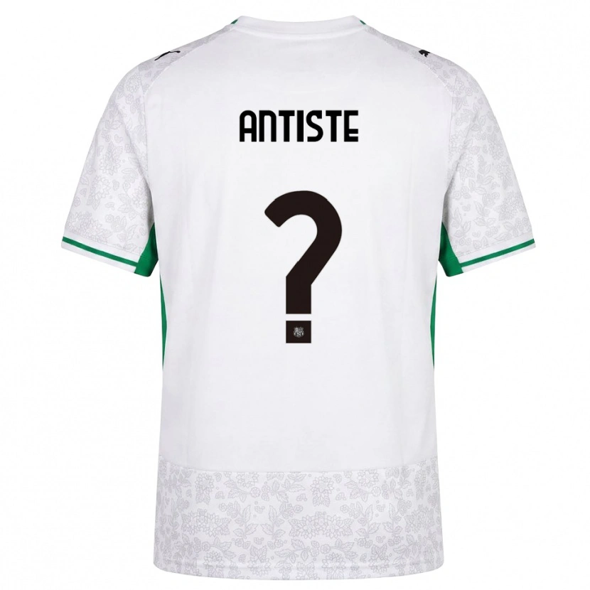 Danxen Kinderen Janis Antiste #0 Wit Zwart Groen Uitshirt Uittenue 2026/27 T-Shirt