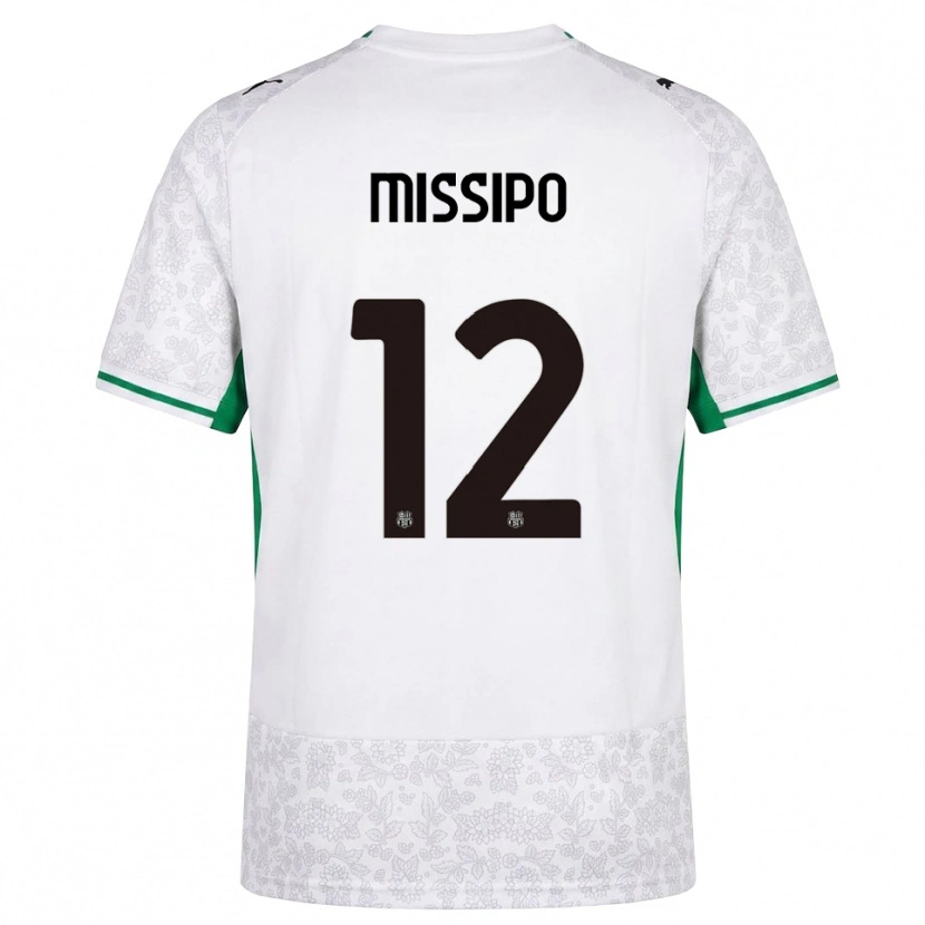 Danxen Kinderen Kassandra Missipo #12 Wit Zwart Groen Uitshirt Uittenue 2026/27 T-Shirt