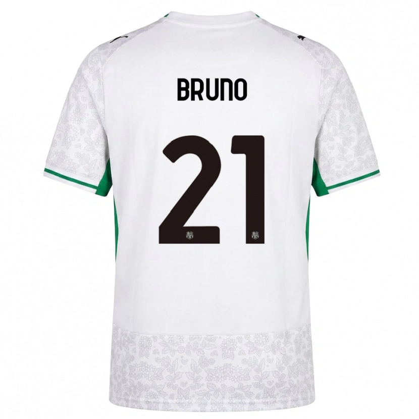 Danxen Kinderen Kevin Bruno #21 Wit Zwart Groen Uitshirt Uittenue 2026/27 T-Shirt