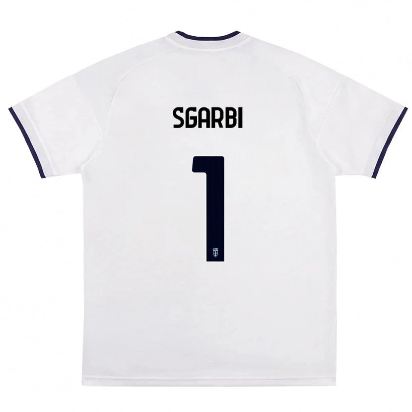 Danxen Kinderen Dylan Sgarbi #1 Wit Rood Koninklijk Blauw Uitshirt Uittenue 2026/27 T-Shirt