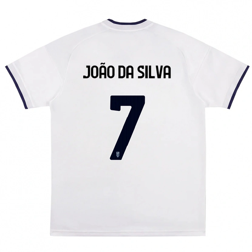 Danxen Kinderen Miguel Silva #7 Wit Rood Koninklijk Blauw Uitshirt Uittenue 2026/27 T-Shirt