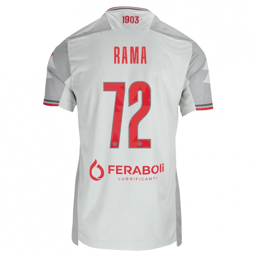 Danxen Kinderen Alex Rama #72 Grijs Wit Rood Uitshirt Uittenue 2026/27 T-Shirt