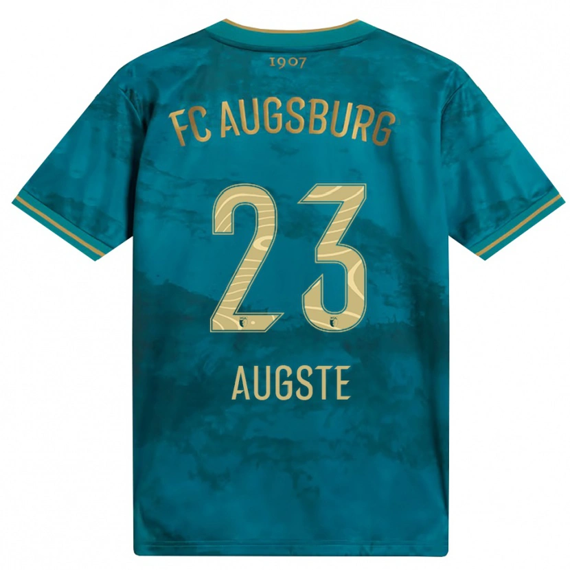 Danxen Kinderen Julian Augste #23 Groen Bruin Uitshirt Uittenue 2026/27 T-Shirt