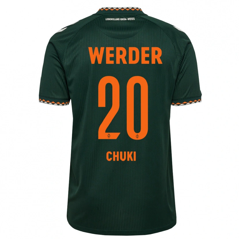 Danxen Kinderen Chuki #20 Donkergroen Oranje Wit Uitshirt Uittenue 2026/27 T-Shirt