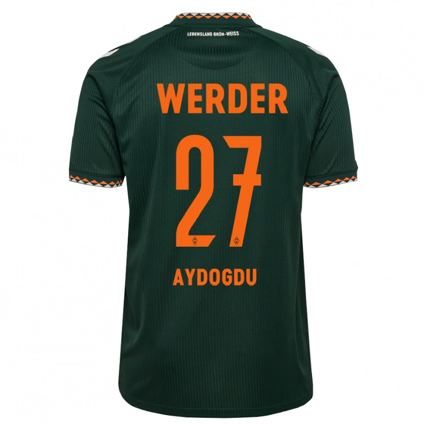 Danxen Kinderen Onur Aydogdu #27 Donkergroen Oranje Wit Uitshirt Uittenue 2026/27 T-Shirt