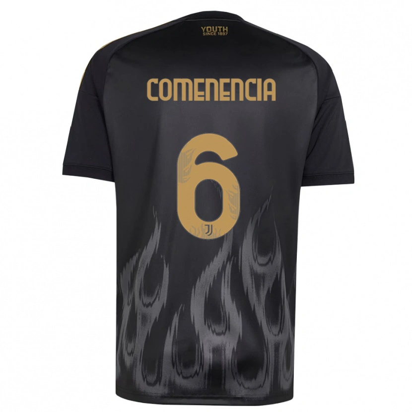 Danxen Kinderen Livano Comenencia #6 Zwart Bruin Thuisshirt Derde Tenue 2026/27 T-Shirt