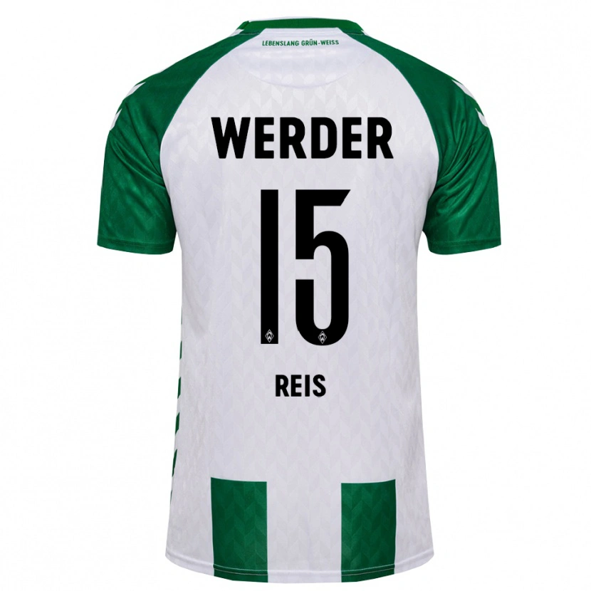 Danxen Heren Ludovit Reis #15 Groen Wit Thuisshirt Thuistenue 2026/27 T-Shirt