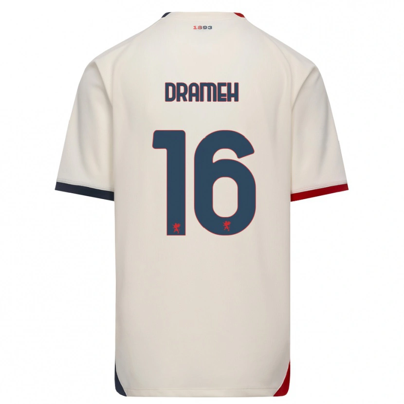 Danxen Heren Cody Drameh #16 Off-White Rood Uitshirt Uittenue 2026/27 T-Shirt