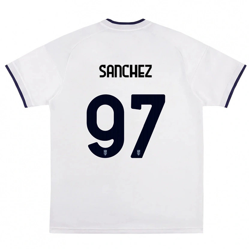 Danxen Heren Robert Sánchez #97 Wit Rood Koninklijk Blauw Uitshirt Uittenue 2026/27 T-Shirt