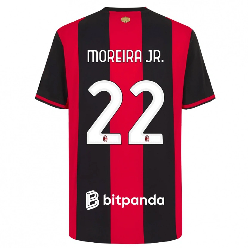 Danxen Heren Diego Moreira #22 Rood Zwart Wit Thuisshirt Thuistenue 2026/27 T-Shirt